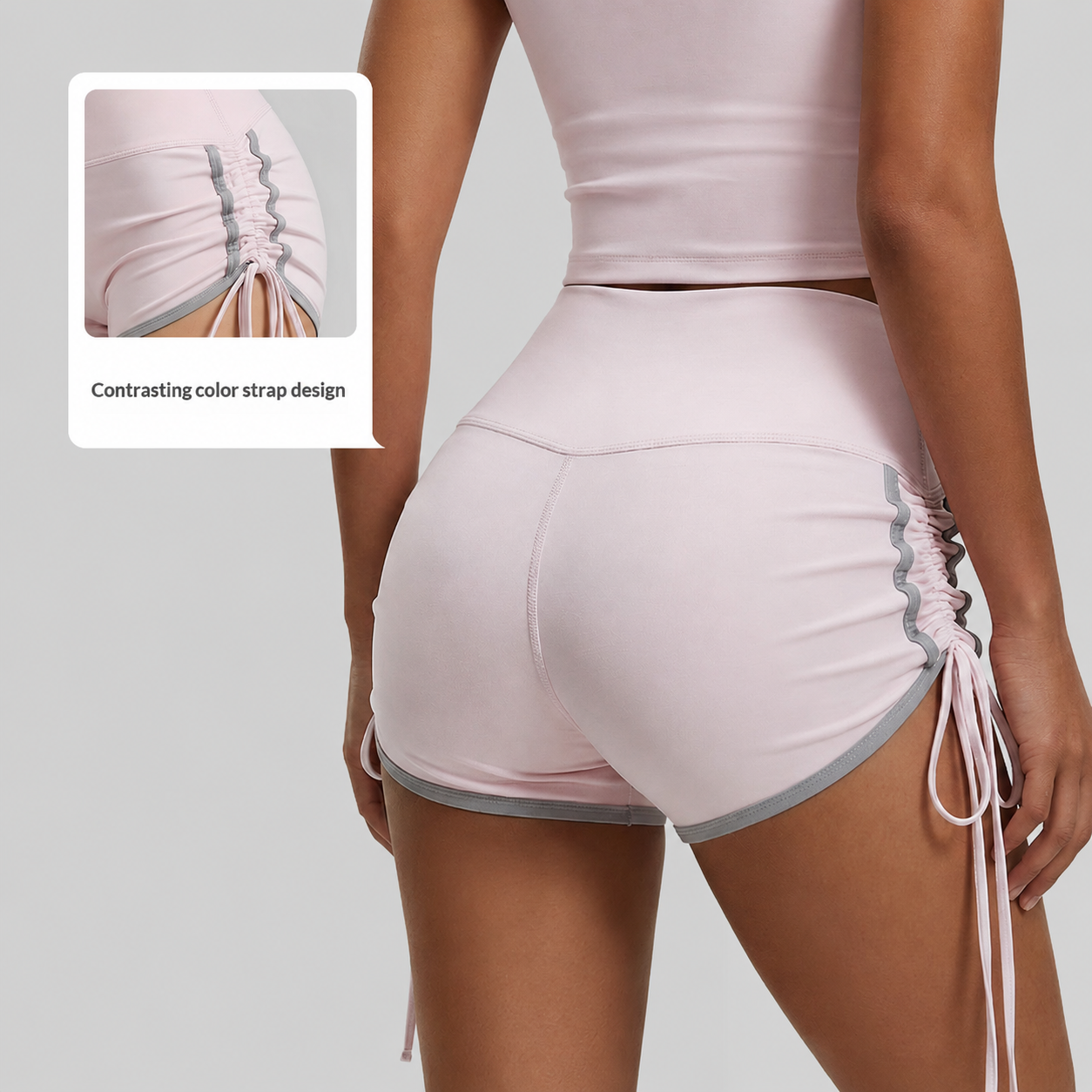New Womens Drawstring Sports Shorts