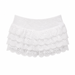 Lace Ruffle Pants