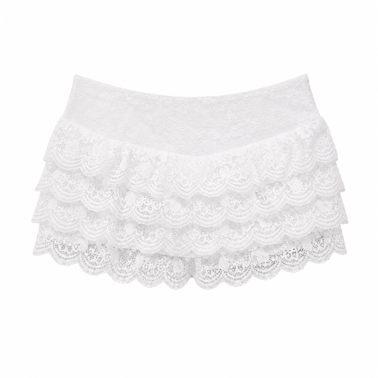 Women's Fashion Lace Ruffle Pants