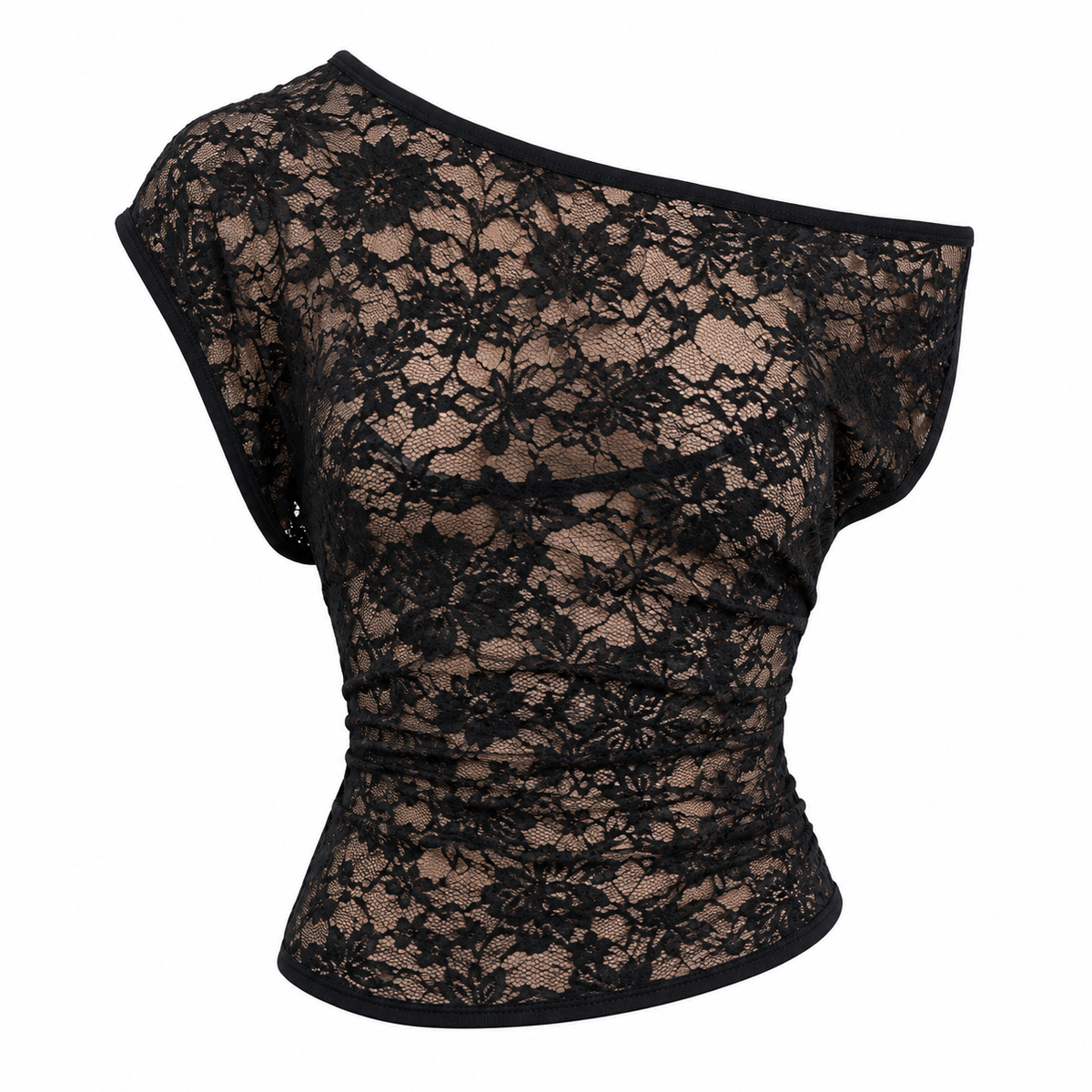 Sheer Lace Bodycon Top