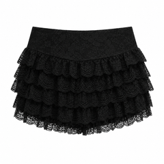 Lace Ruffle Pants