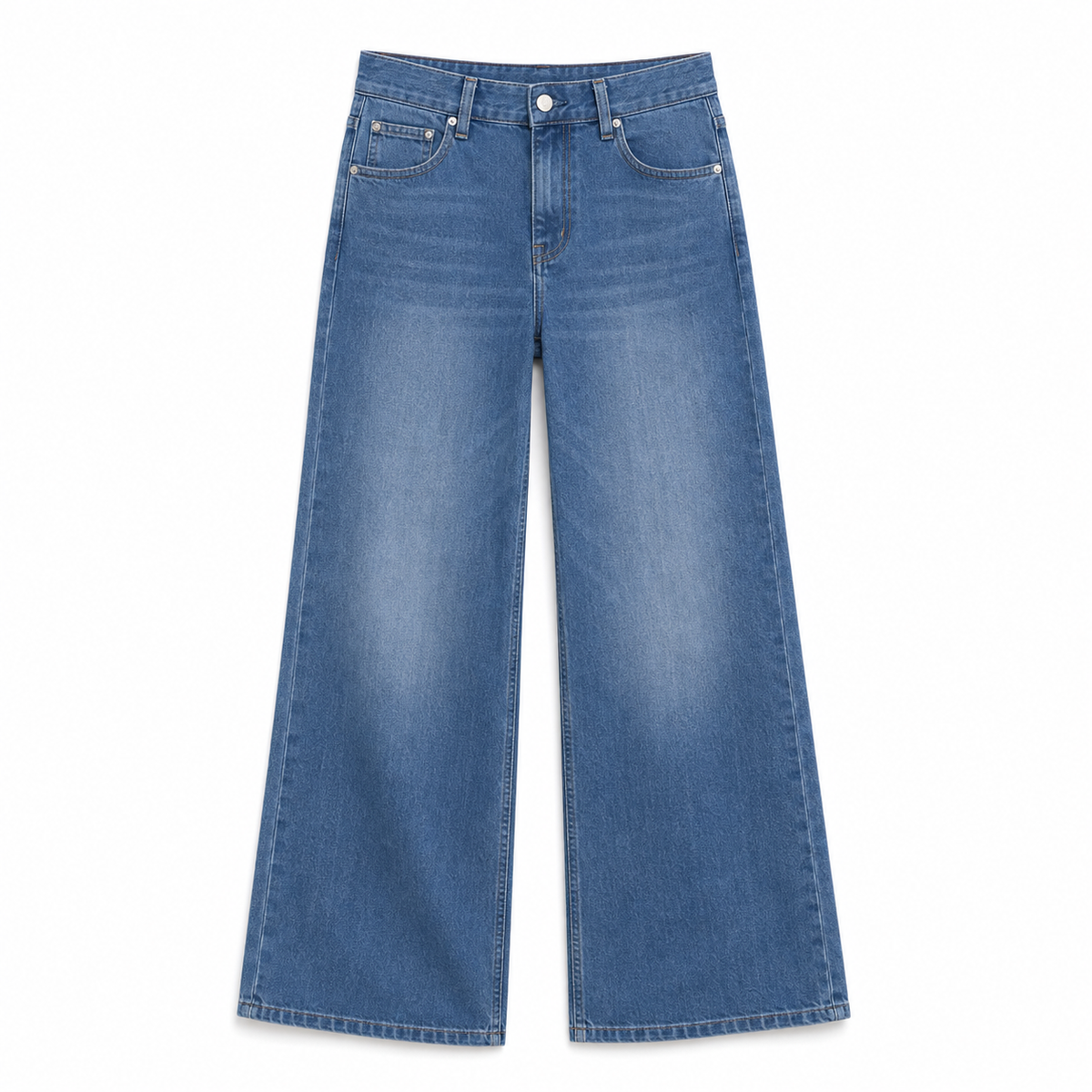 Relaxed Wide-Leg Jeans