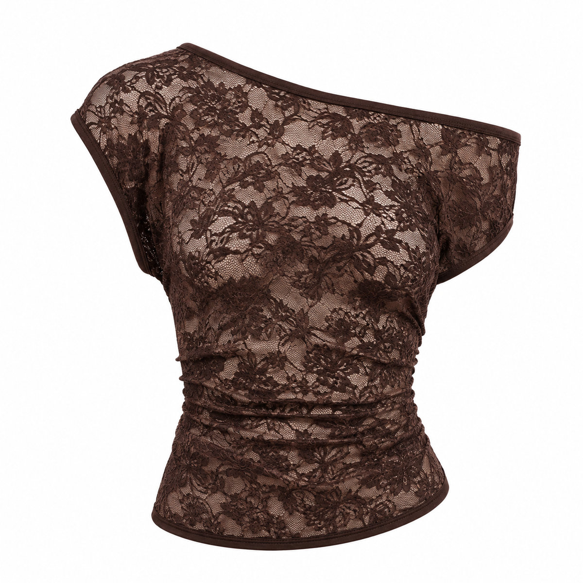Sheer Lace Bodycon Top