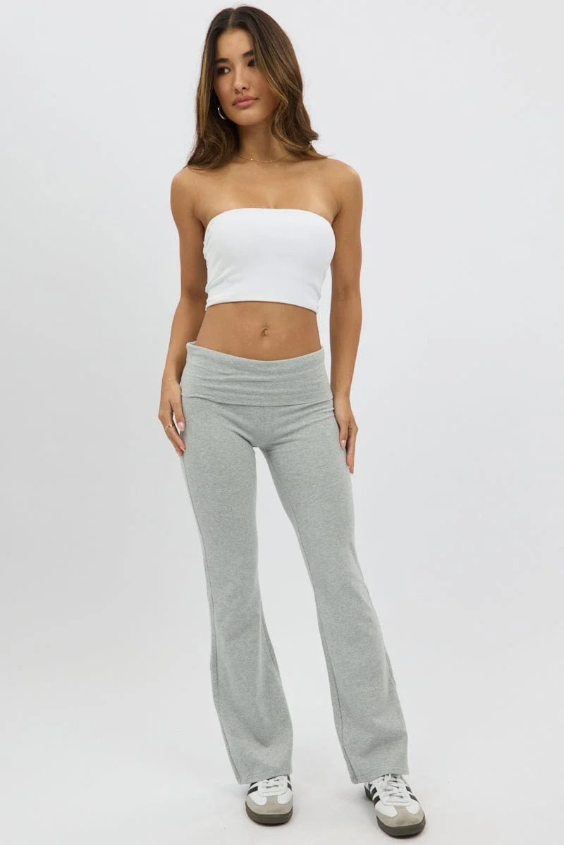 Womens Tailored High-waisted Flared Pants Set