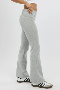 Womens Tailored High-waisted Flared Pants Set